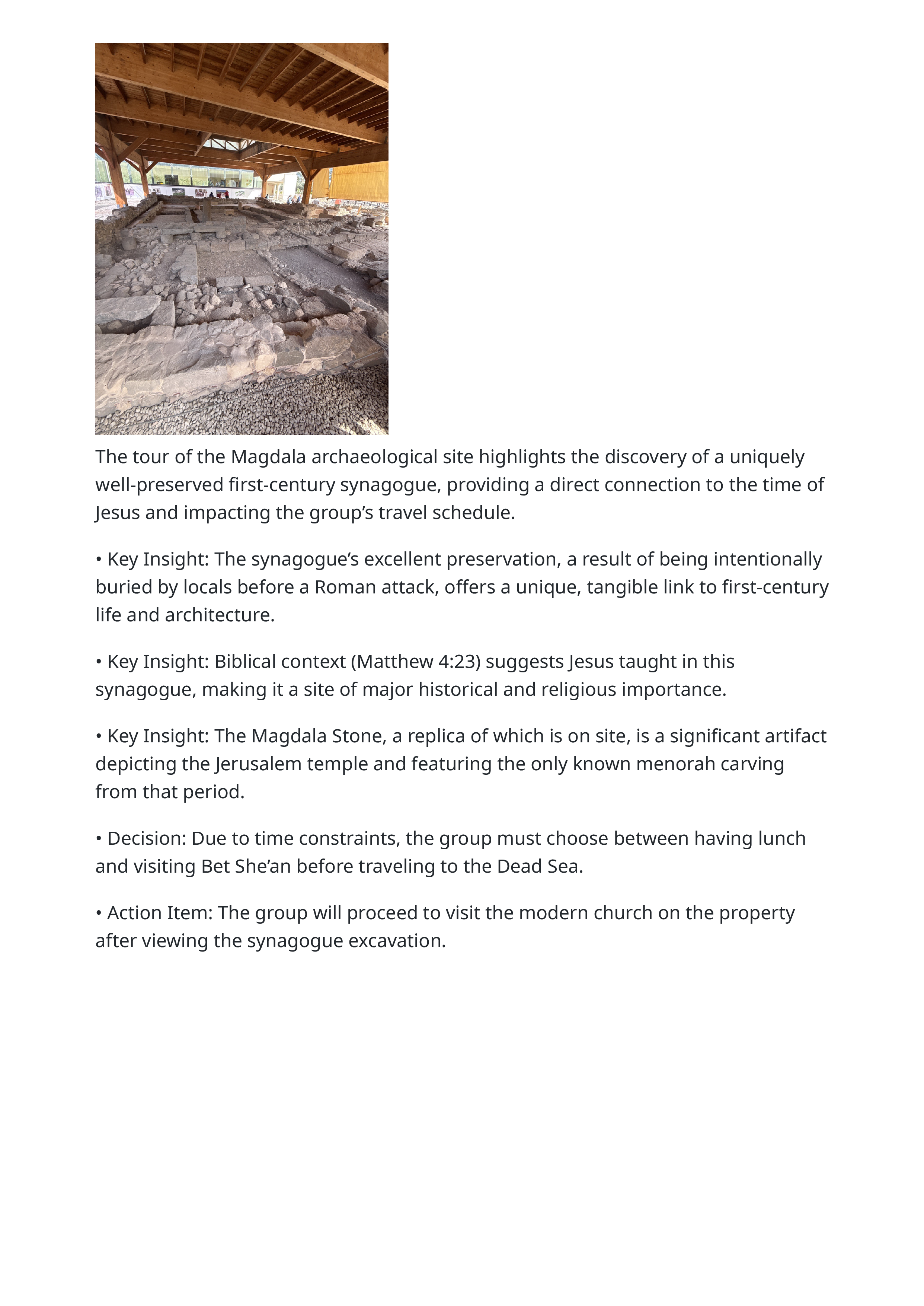 2026 02 26 lecture archaeological site of magdala highlights page 5