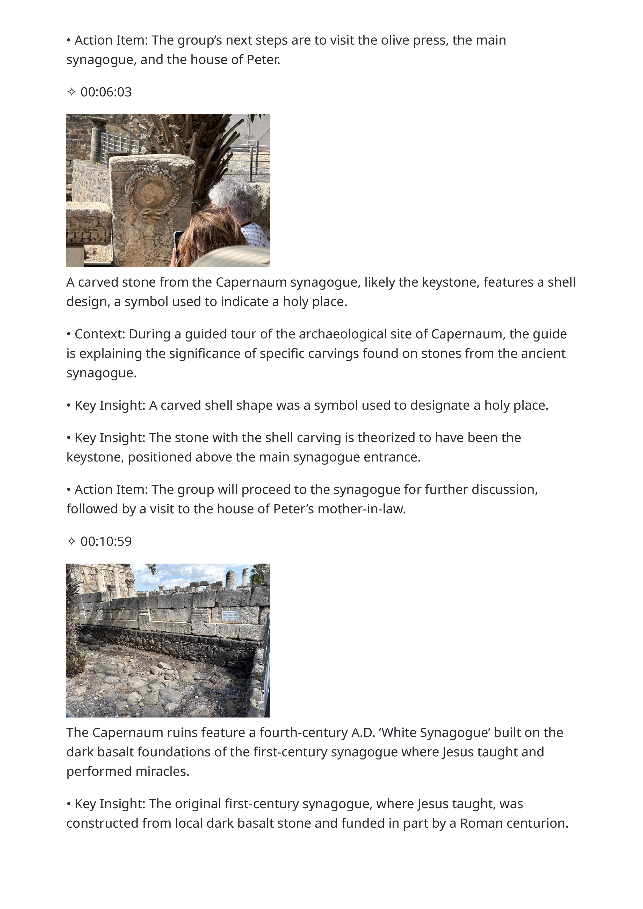 2026 02 26 lecture capernaum archaeological tour and biblical history highlights page 3